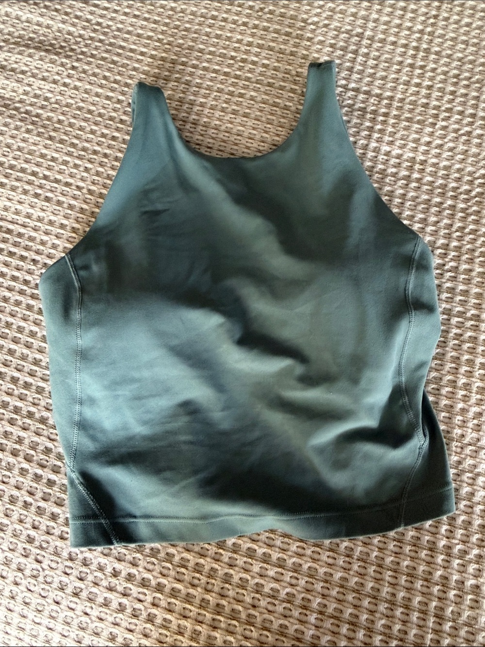 lululemon athletica Align High Neck Sage Green Cropped Sports Tank